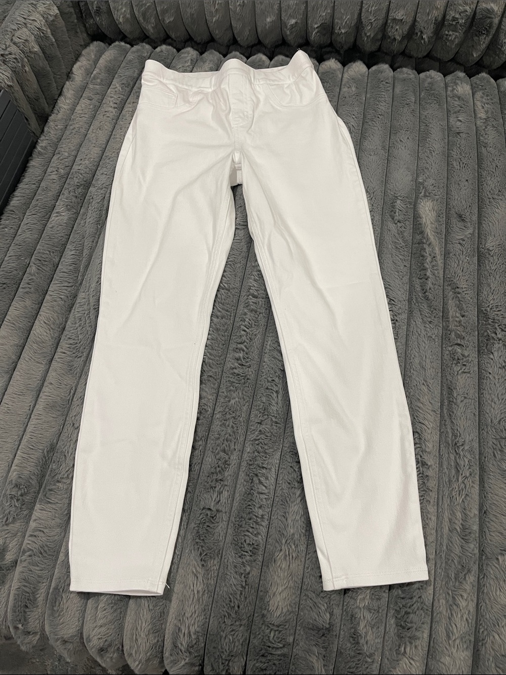 SPANX White Women's Jeggings - Slim Stretch Knit